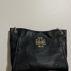 Tory Burch Pebbled Leather Adjustable Bag